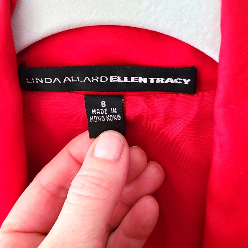 vintage Linda Allard Ellen Tracy trench raincoat